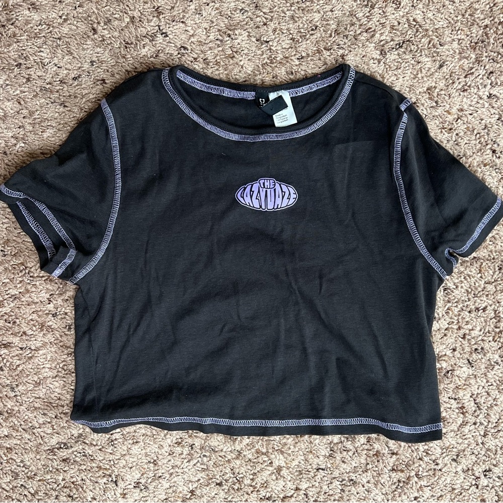 Divided crop top size small old design